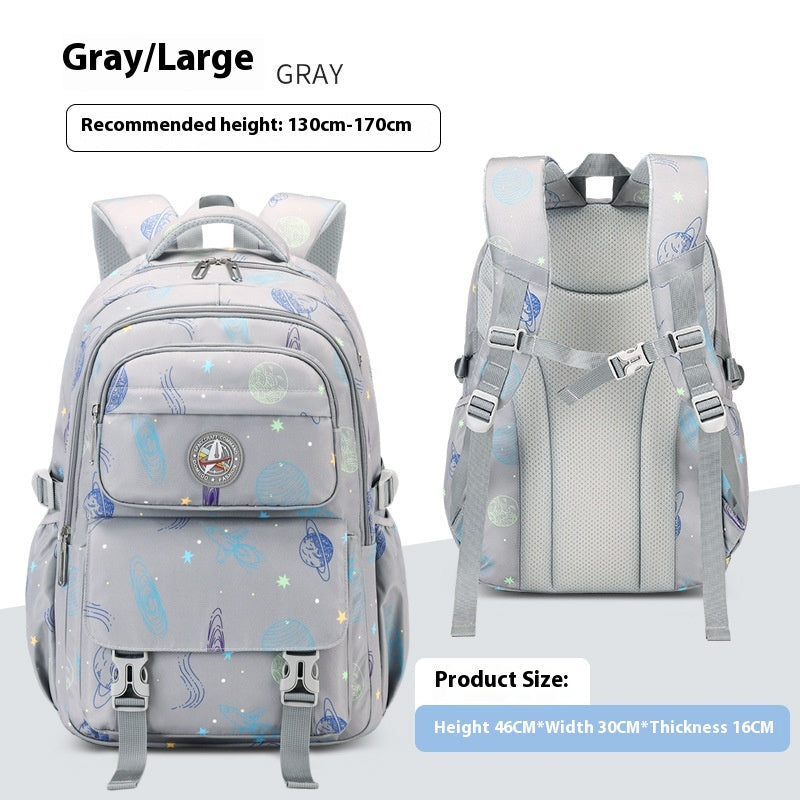 Sac à dos de l'élève de l'école primaire Starry Sky Leisure Schoolbag