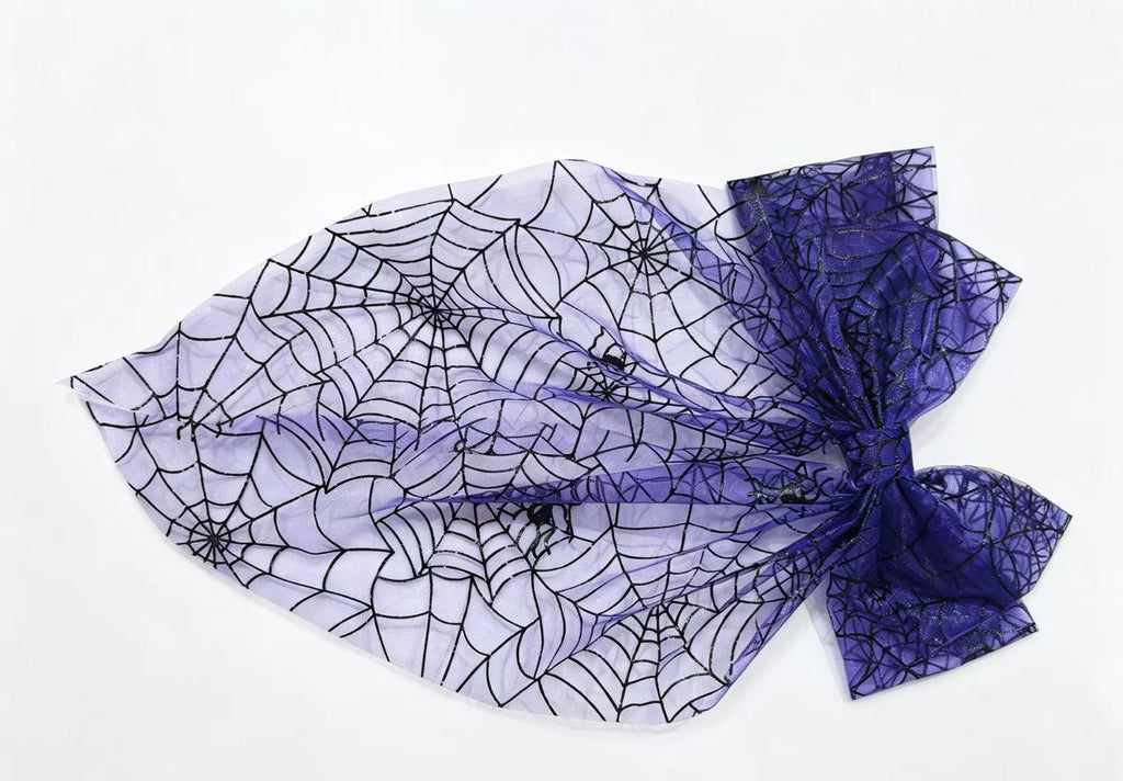 Clip de cheveux Tulle Spiderweb Bow