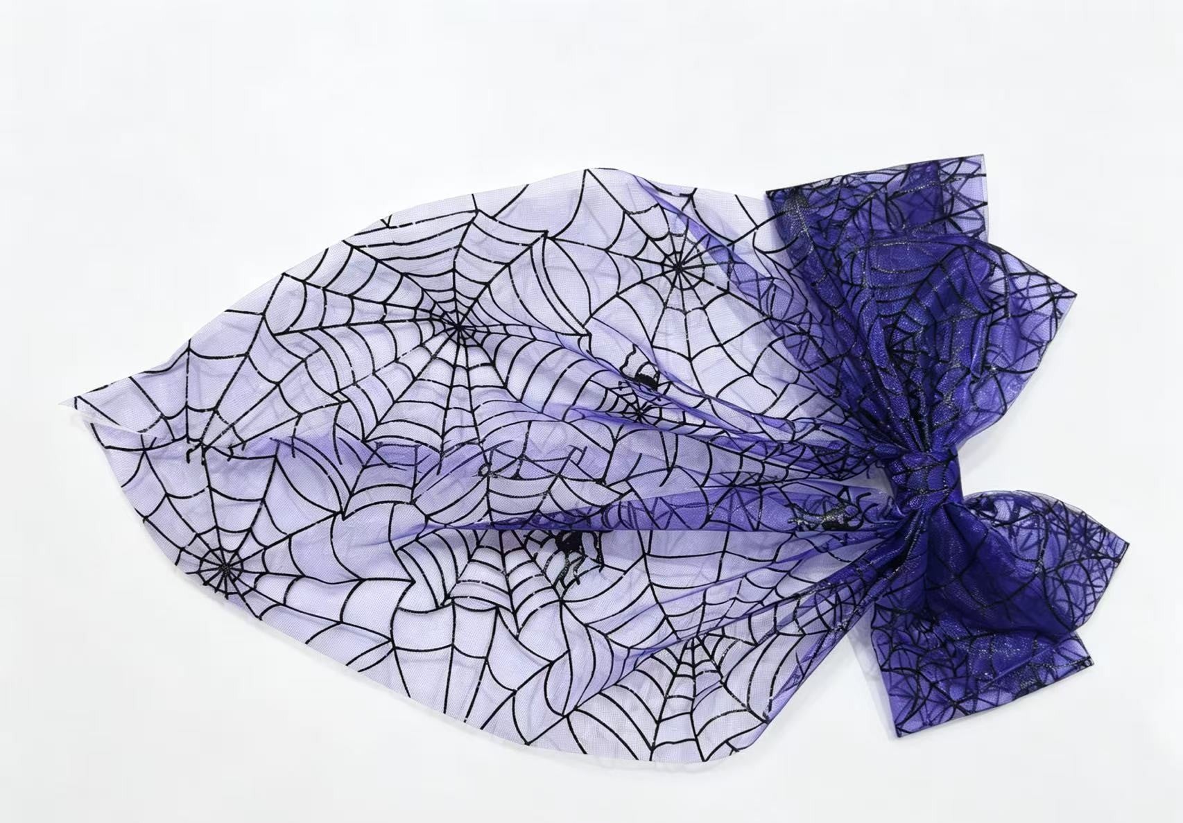 Clip de cheveux Tulle Spiderweb Bow