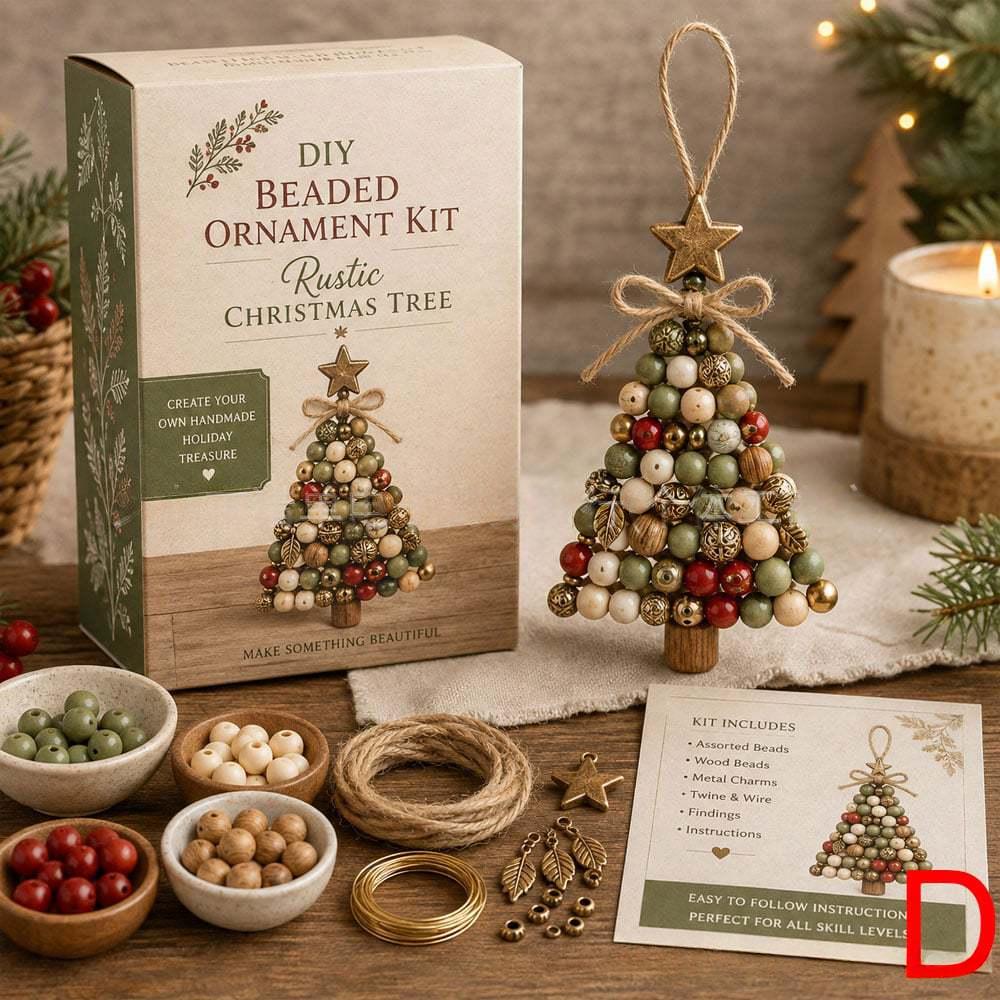 Kit d'ornement d'arbre de Noël bricolage