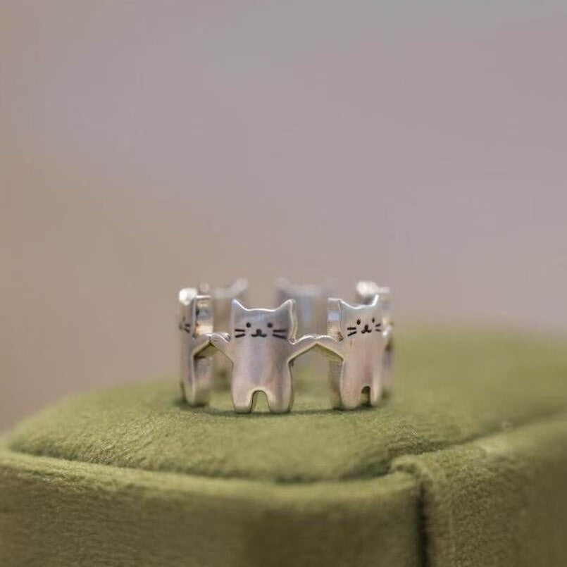 Creative Cat World Open Ajustable Ring