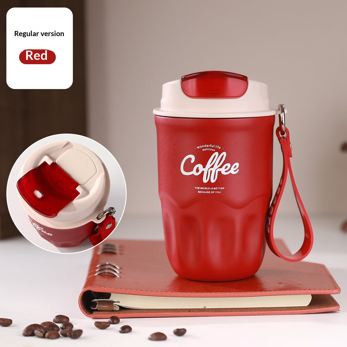 Coupe à café en acier inoxydable haute apparence