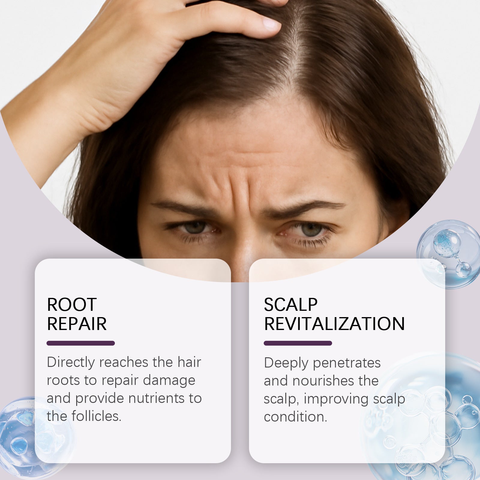 Essence de soins capillaires rafraîchissants