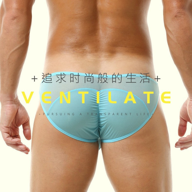 Pantalon Triangle Spliqued Mesh pour hommes Tasse en U