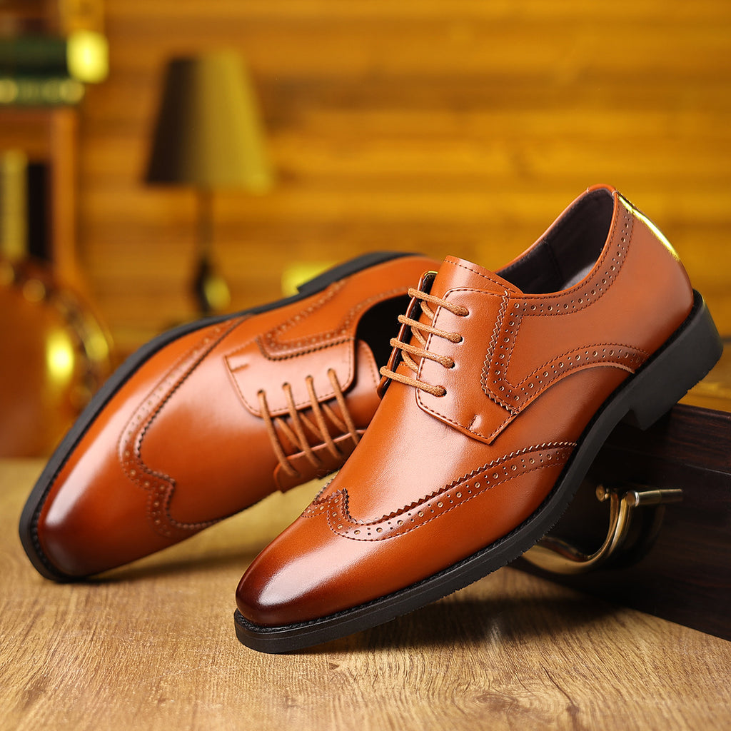 Chaussures casuales en cuir standard pour hommes