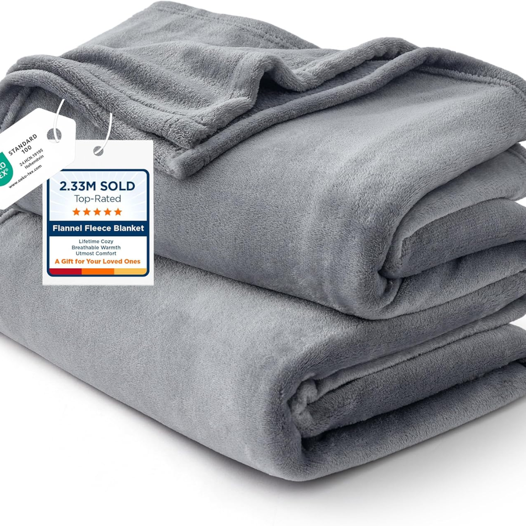 Blankets Queen Taille Grey Soft Warm Outdoor Picknic Blanket Pour Camping Travel