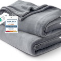 Blankets Queen Taille Grey Soft Warm Outdoor Picknic Blanket Pour Camping Travel