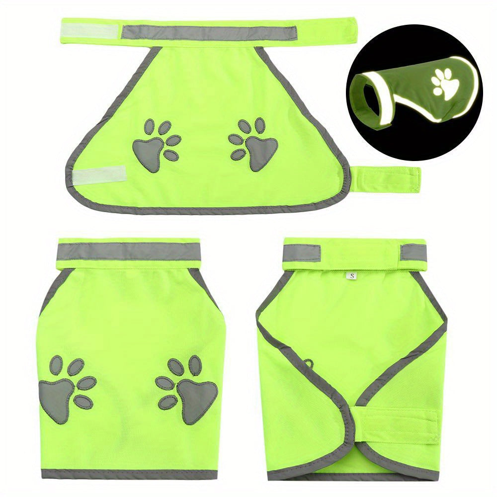 Pet Leash Veste de vie réglable réfléchissante respirant