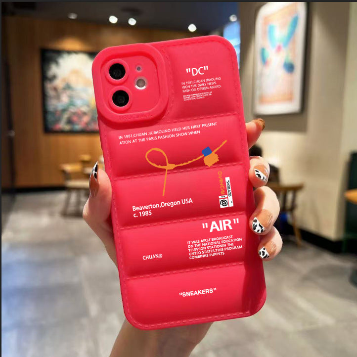 Sport Down Jacket Couples XRTPU Phone Case in English