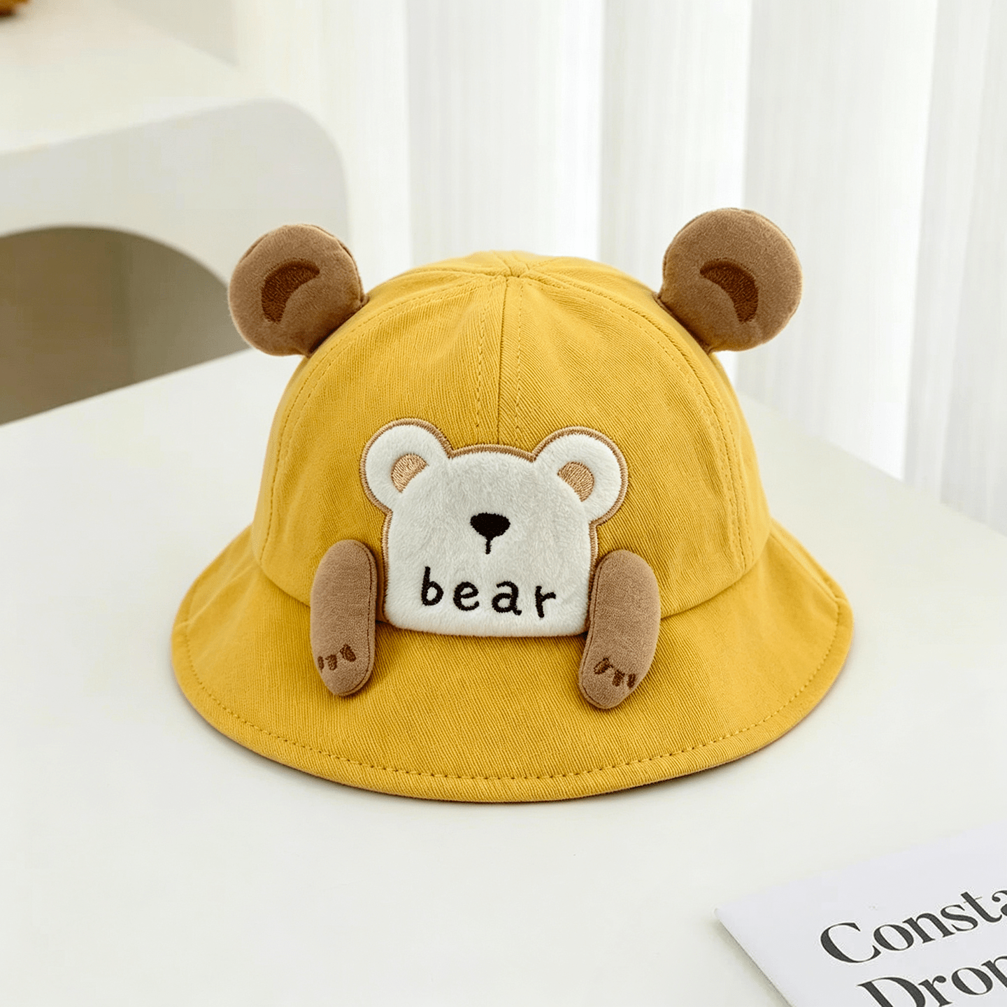 Été Garçons et filles' Brodé Lettre Our Style Modeable et mignon Chapeau de pêche pour