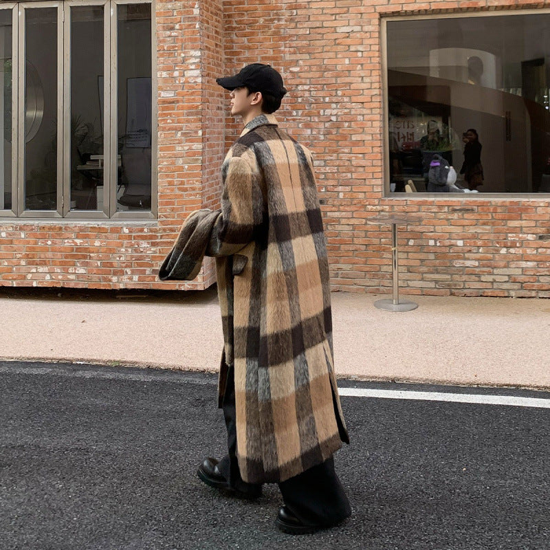 Manteau pour homme occasionnel extra-long pour l'automne