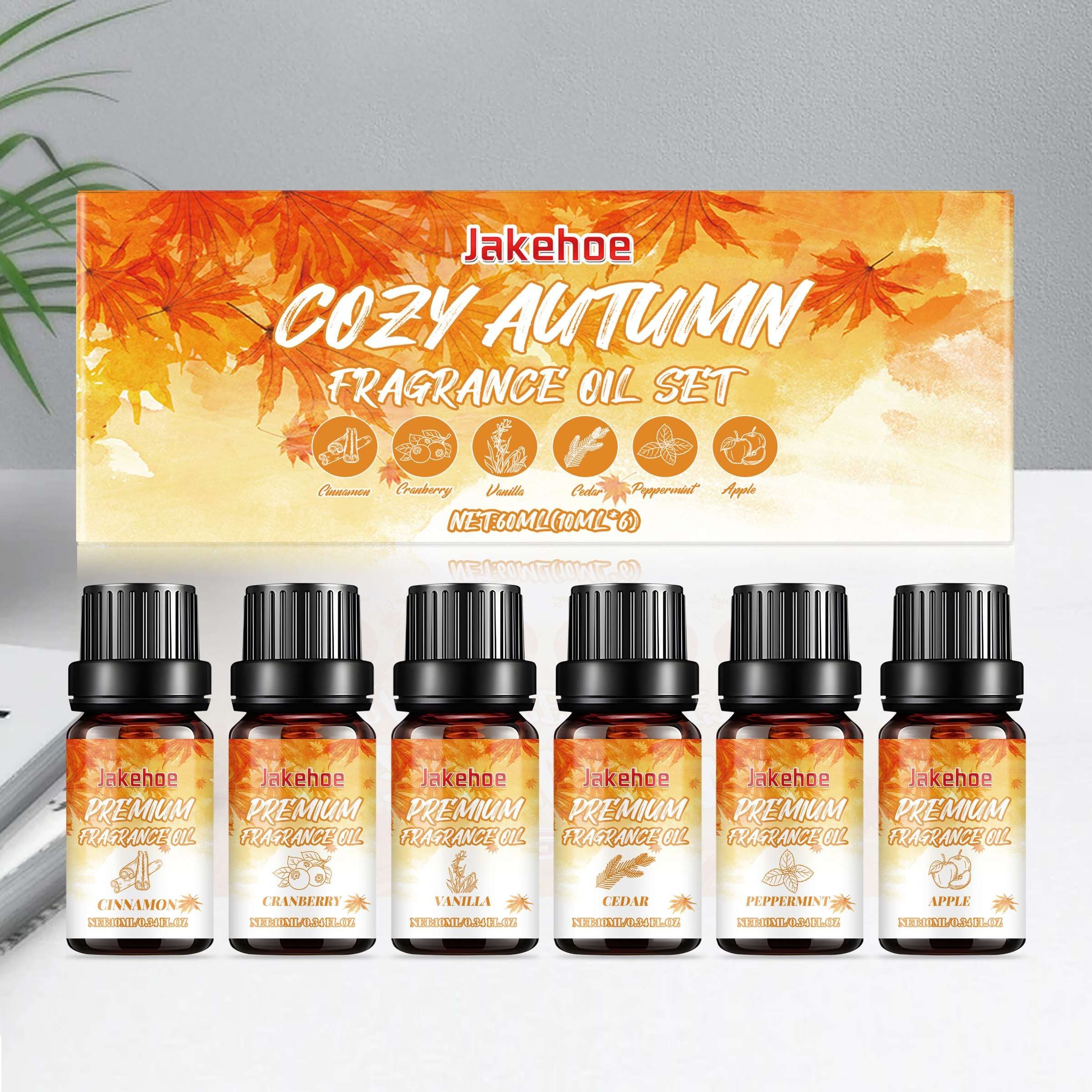 JAKEHOE Autumn Home Fragrance Essential Oil Set