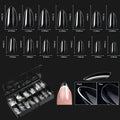 Conseils transparents d'ongle de ongles Formes d'ongle pour la manucure sans couture Faux ongles en boîte