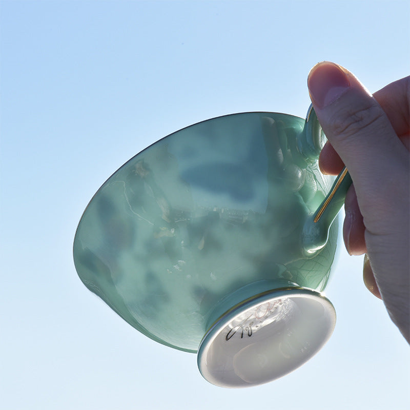 Coupe de café en céramique de luxe et Saucer