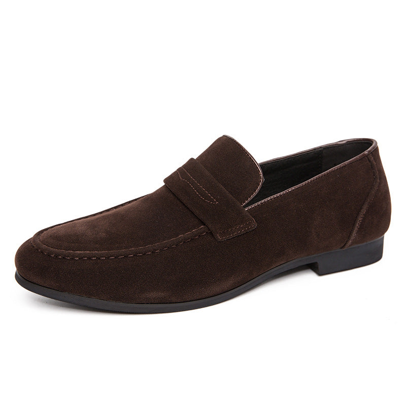 Hommes Minimaliste Suede Slip-on Chaussures tendance
