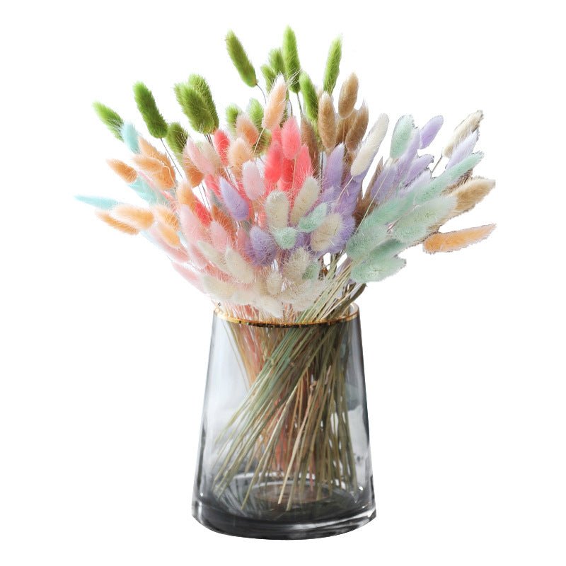 Accueil Décoration Ornements - Bouquet de fleurs séchées à l'herbe de lapin