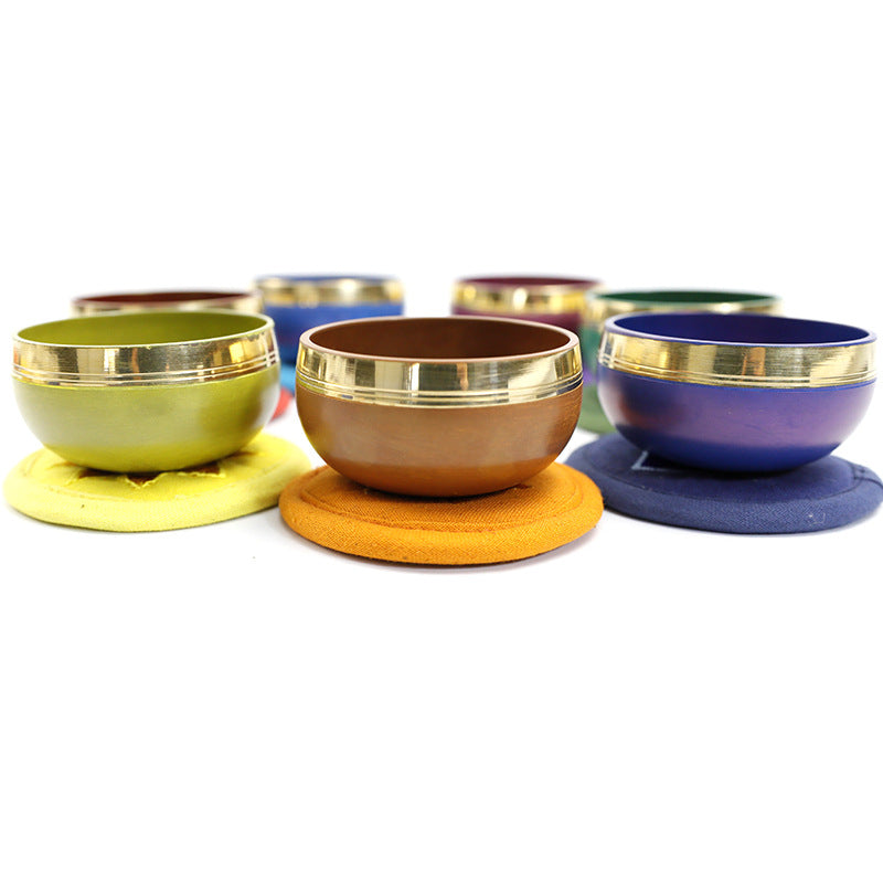 Handmade Colorful Himalaya Bowl Yoga Méditation Musique Instrument de percussion