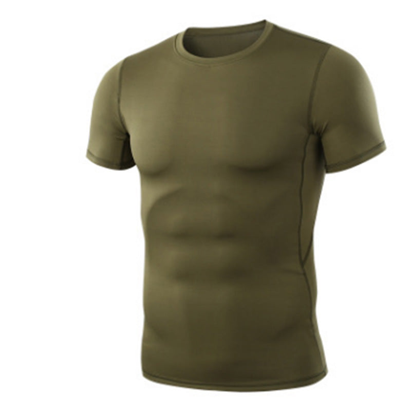 T-shirt casual à col d'équipage pour hommes