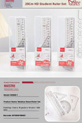 Golden List Title Hard Ruler Set-Four-Piece Set-1 Set