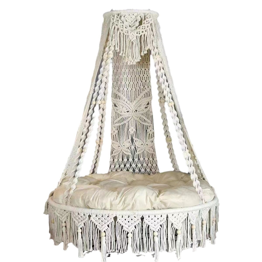 Balcon Swing Tissé à la main chaise suspendue et panier