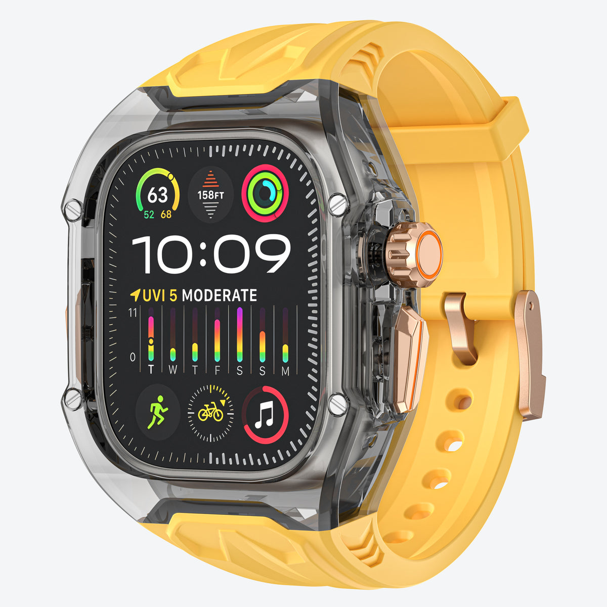 Bracelet de montre transparent de style Richard