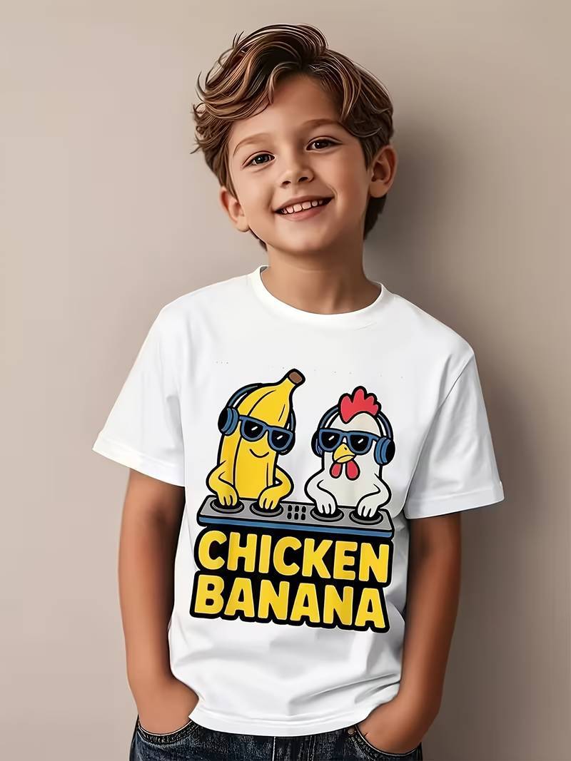 T-shirt pour enfants dessin animé en lapin