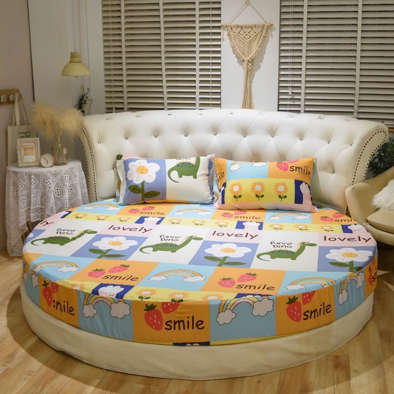 Table ronde Bedspread Hotel Hôtel Matelas Protecteur