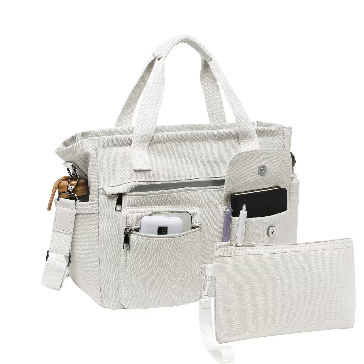 Grande capacité Casual Toile épaule et sac de corps pour les femmes