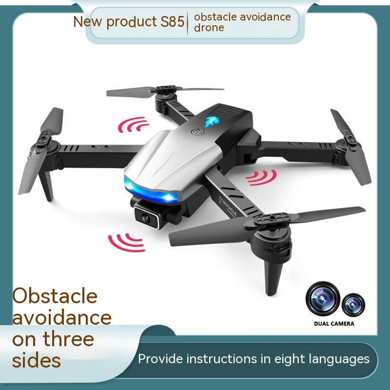 S85 Trois faces Obstacle Evitement UAV 4K Aerial Photography HD Dual Camera Quatre axes