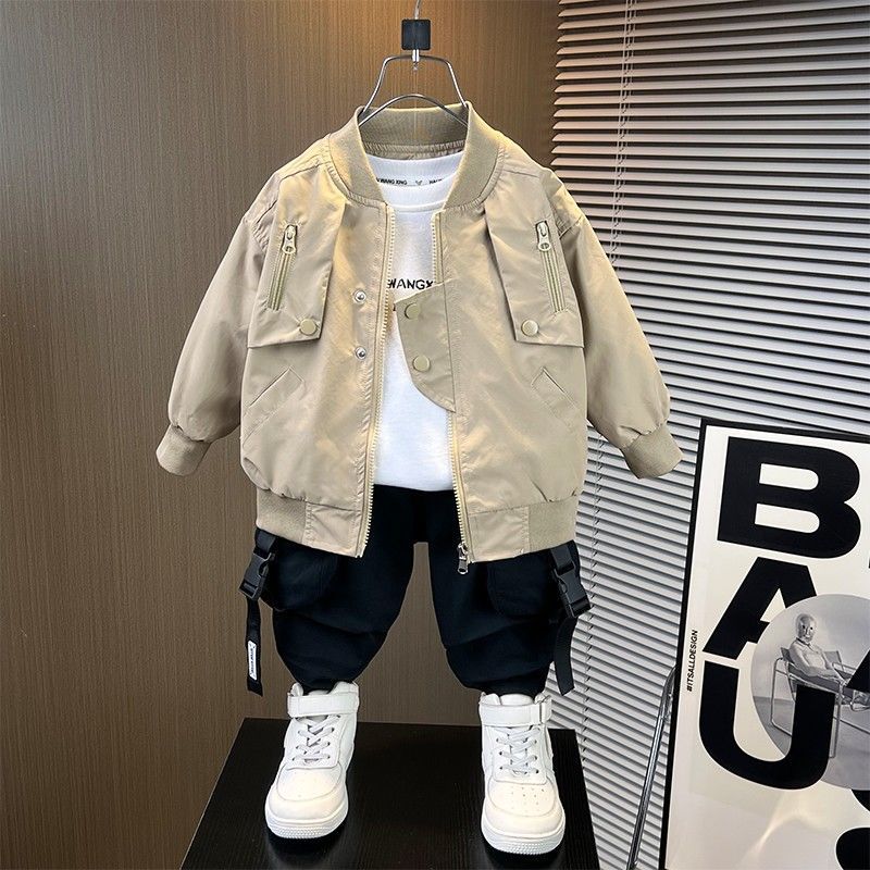 Veste de baseball mode style occidental pour garçons