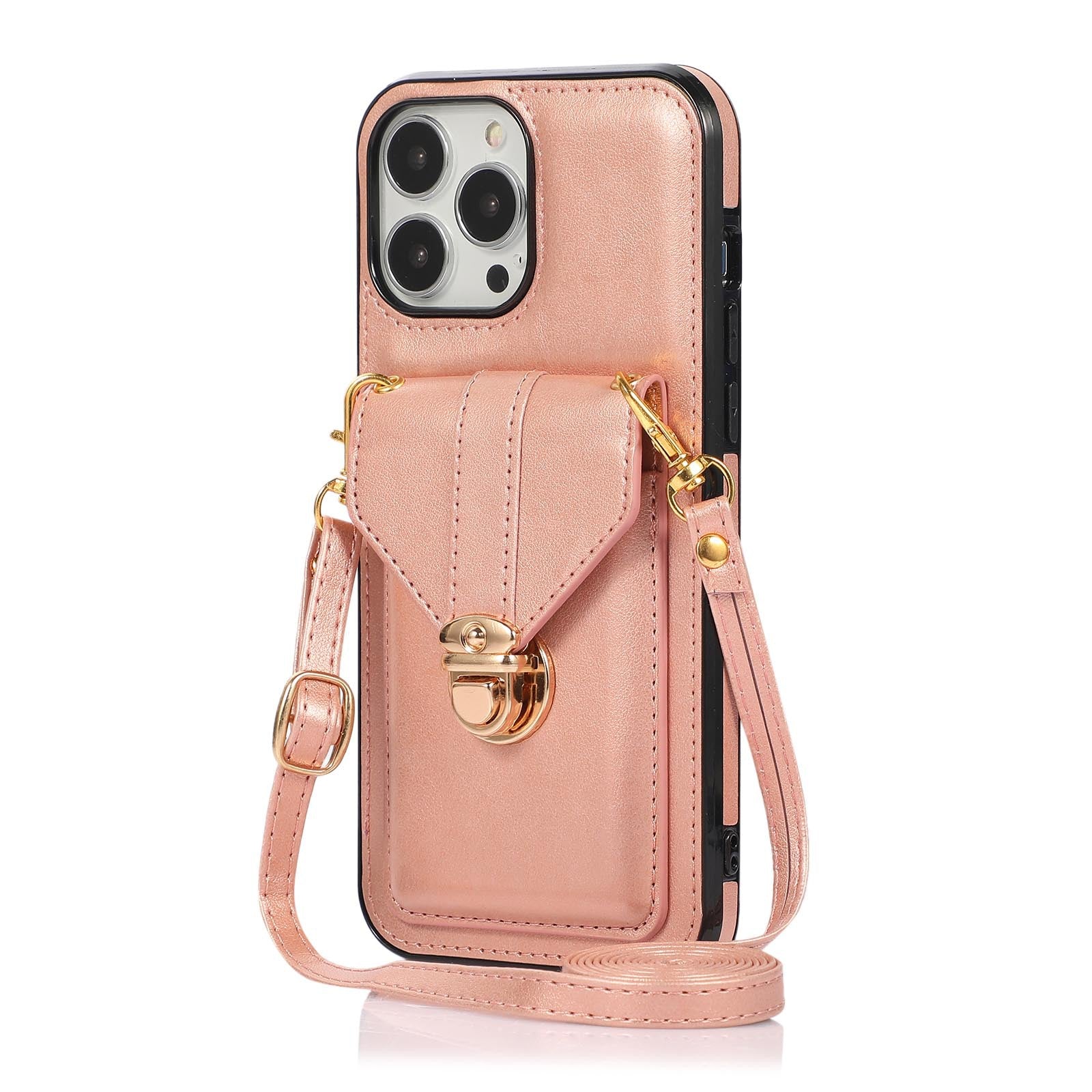 Porte-carte Étui de téléphone Étui en cuir à corps croisé