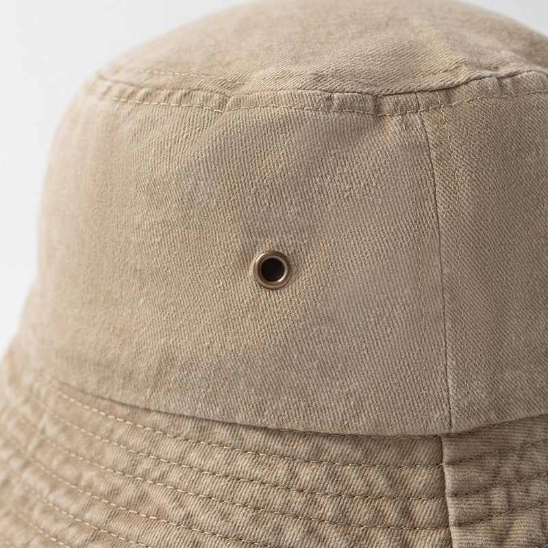 Personalized Solid Color Simple Bucket Hat