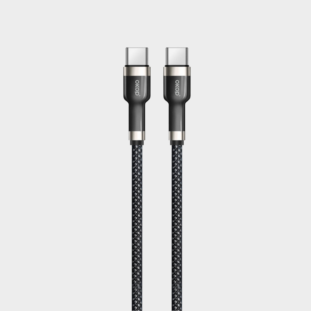 KP-318 Câble de données à charge rapide de 65W tressé Protection contre les surcharges durables Type-C Compatibl