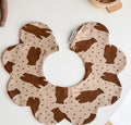 Super doux en coton peigné bébé tache de lait prévenir les pétales bib