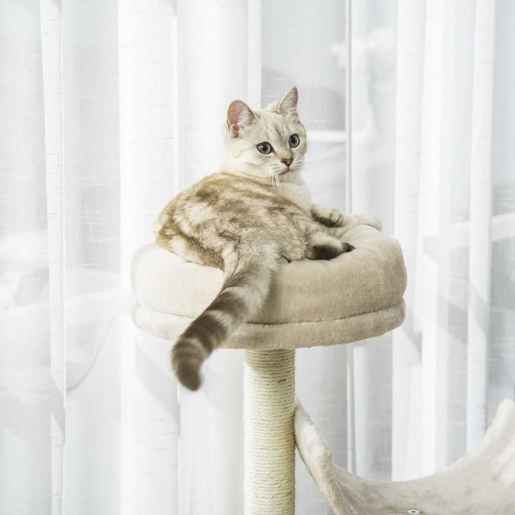 PawHut Arbre de chat pour les chats intérieurs Kitten Pet Scratching Post Perch Centre d'activité Scratcher