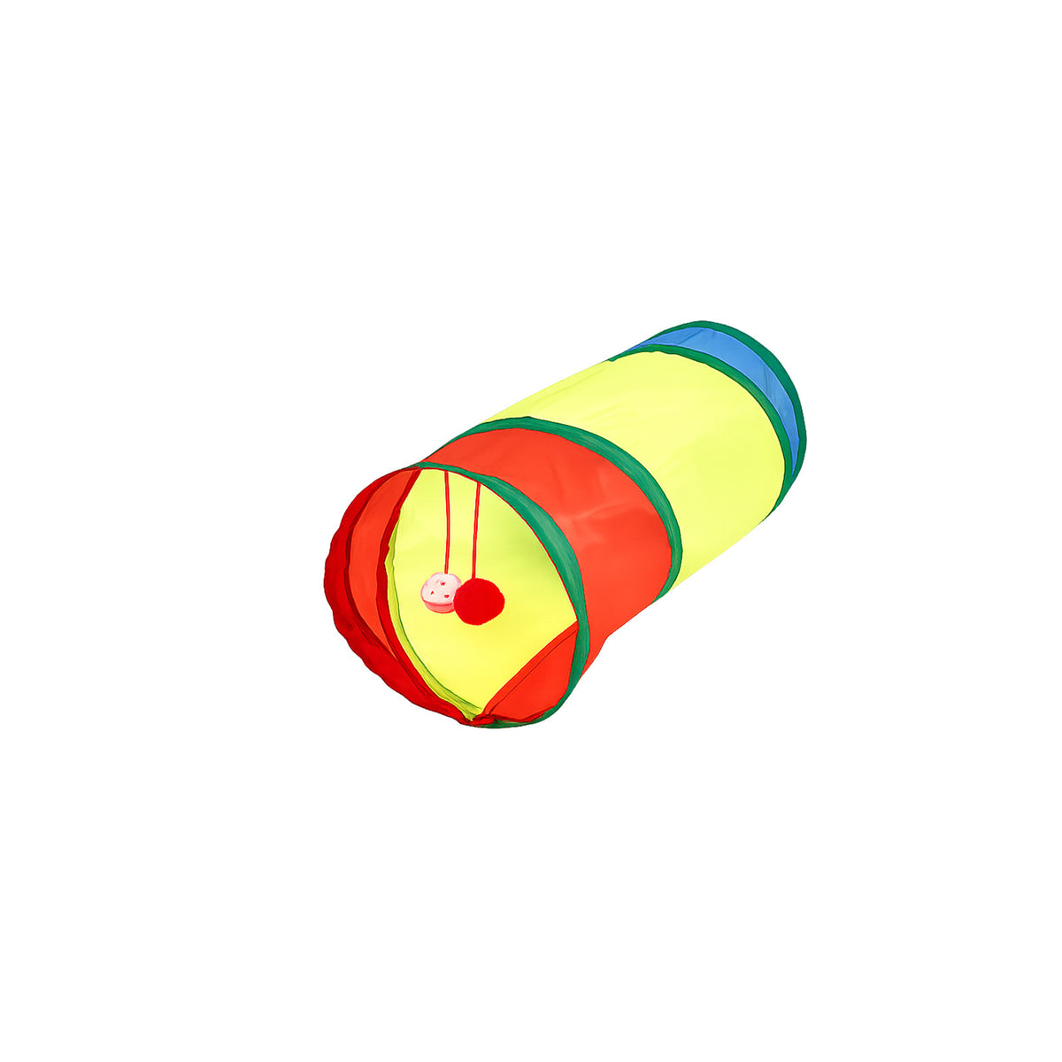 Jouet Cat Rainbow Tunnel Double-tête à travers léger pliage facile à récepteur Pet Accueil T
