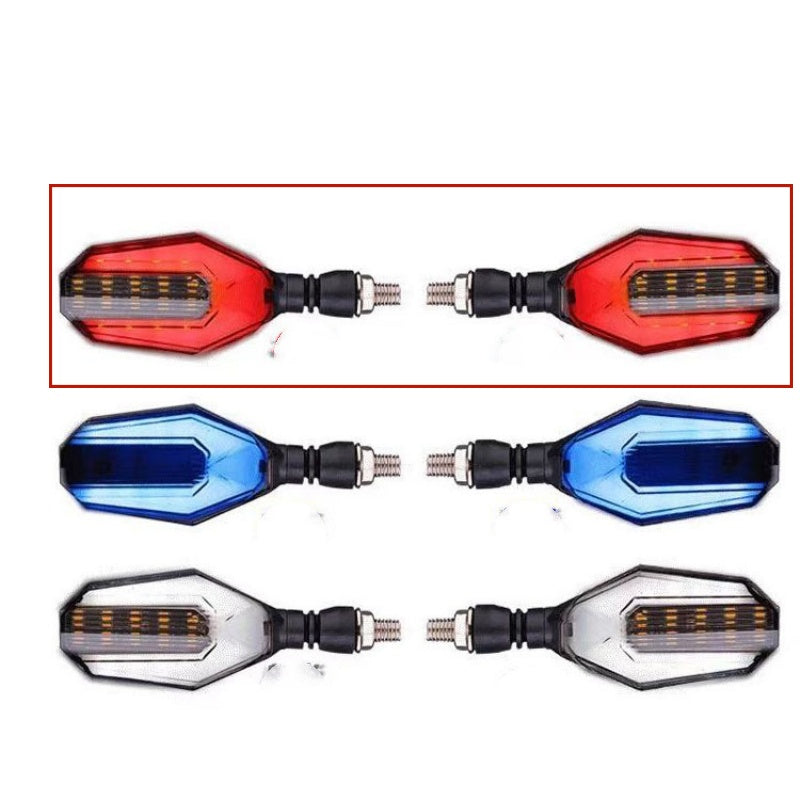 Guide lumineux bicolore modifié moto 30LED Indicateur de direction