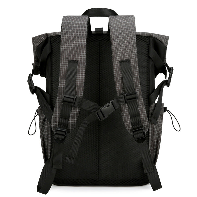 Sports Outdoor Hiking Cycling Foldable Roll-Top Backpack