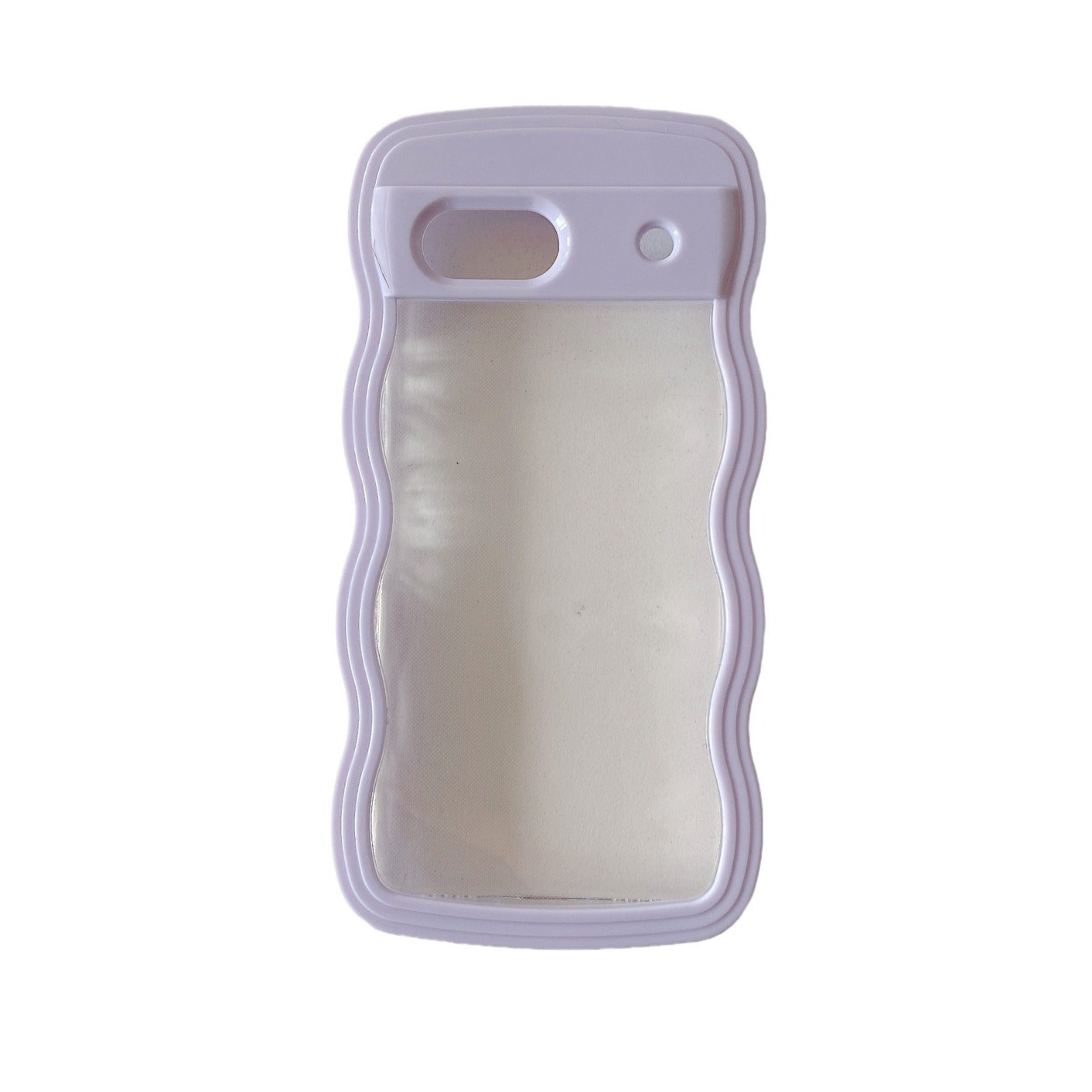 Deux-en-un Wave Shell Transparent Téléphone portable PC Couleur Hem