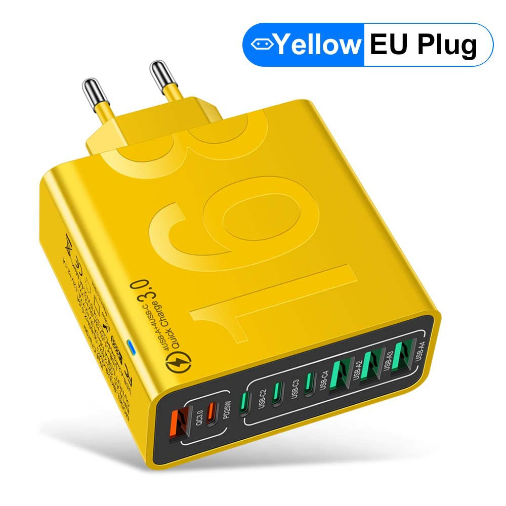 Chargeur de téléphone portable à charge rapide PD 25W multi-interface QC3.0