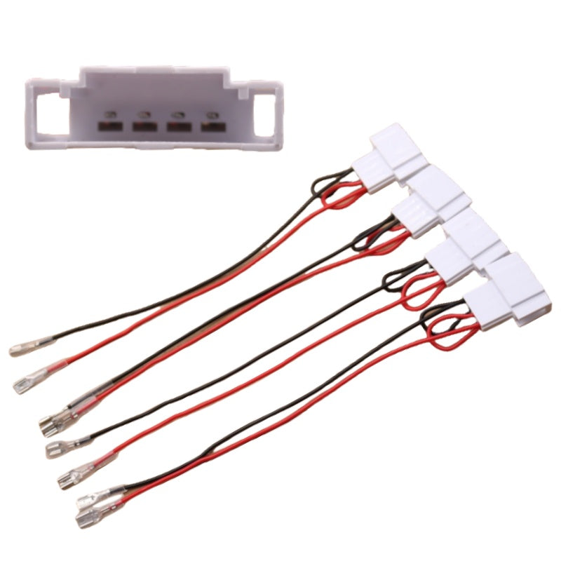 Haut-parleur de voiture Harnais Adaptateur compatible avec VW Passat Jetta Golf Touareg Beetle Eos GLI GT