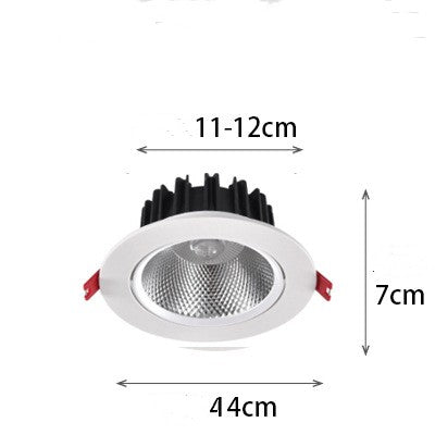 Lampe de lavage mural de ménage COB Spotlight LED Sky Lampe Angle réglable