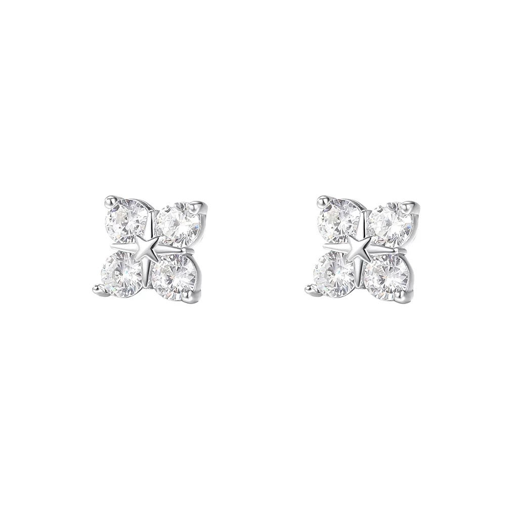 S999 Boucles d'oreilles en argent sterling personnalisées élégantes et polyvalentes