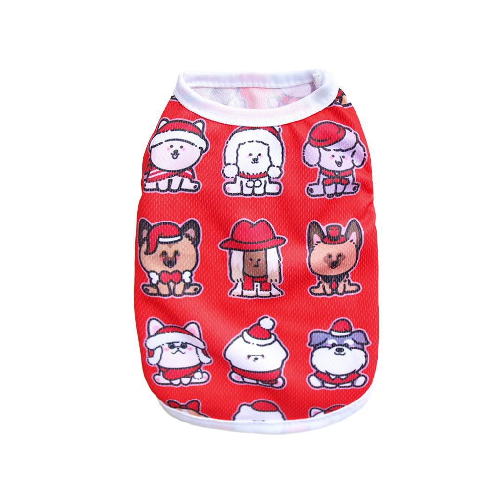 Noël édition limitée Veste de vêtements de chat et de chien pour petit Pete style court non Sheddin