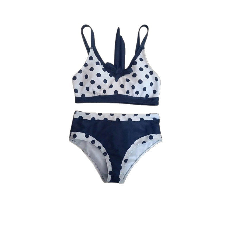 Maillot de bain deux pièces pour femmes avec soutien-gorge rembourré intégré