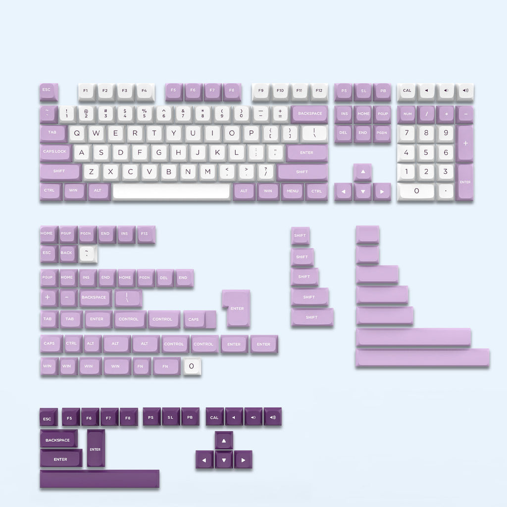 Clavier de jeu mécanique sans fil PBT de 184 clés