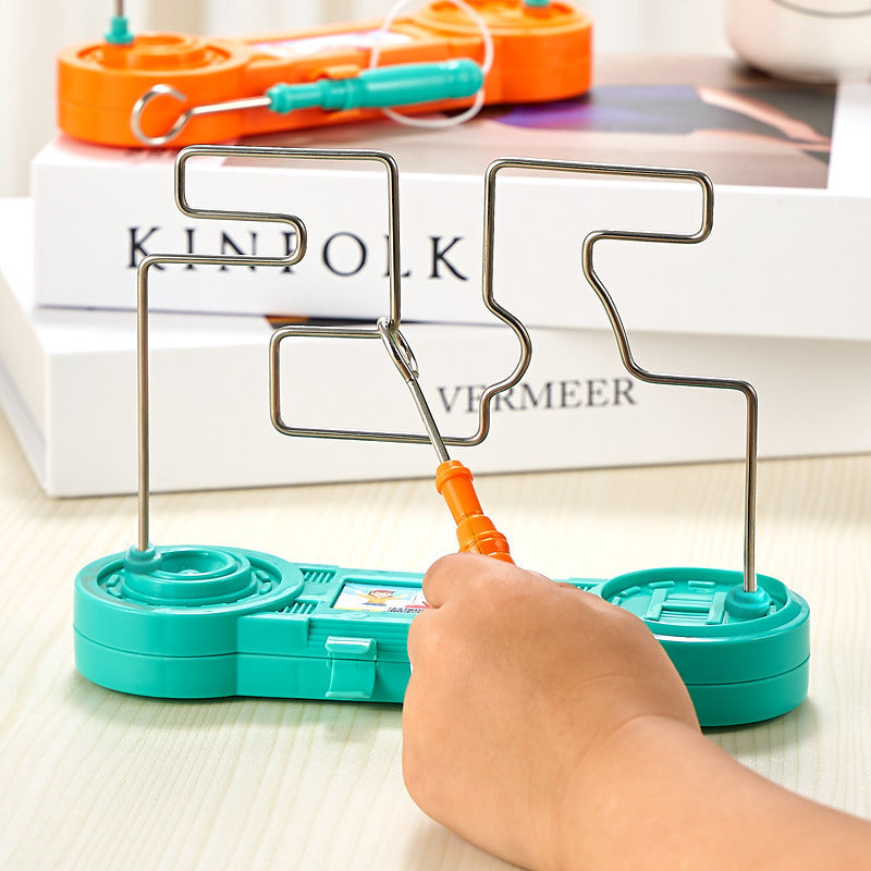 Electric Wire Maze jeu de puzzle de bureau jouet pour les enfants concentration oeil à la main coordination Ed