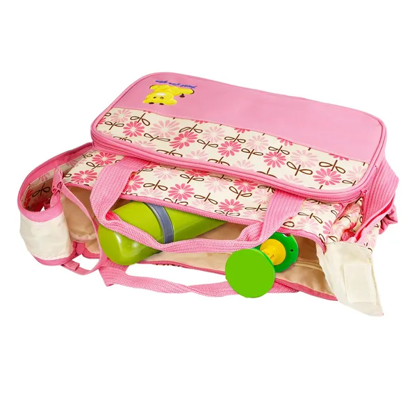 5PCS Sacs à couches pour bébé en couches de bébé Set Sacs à épaules en couches de maman W