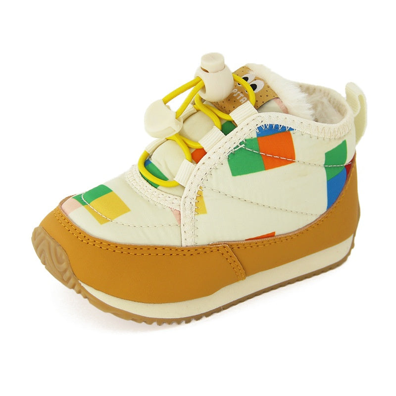 Bottes de neige pour enfants de fond doux d'hiver