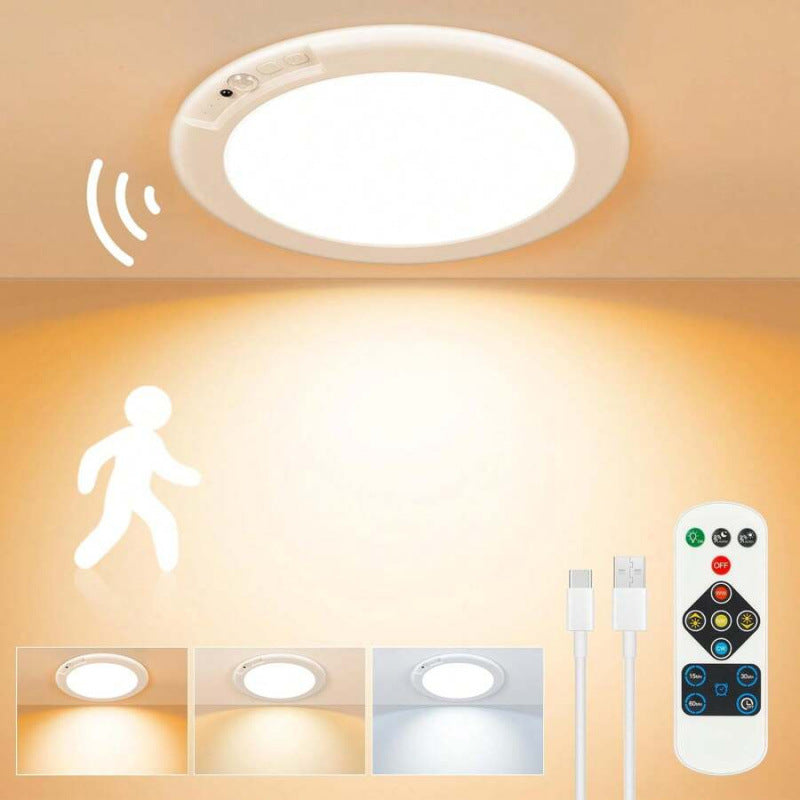 La lumière de plafond LED du capteur télécommandé
